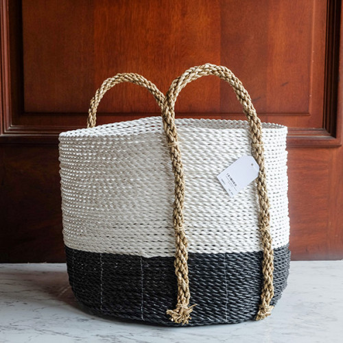 Handwoven Basket Round Monolith