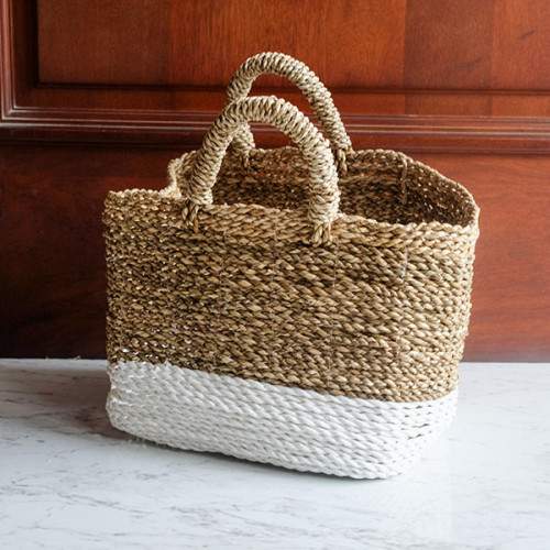 Handwoven Basket Square - Angkor Weave