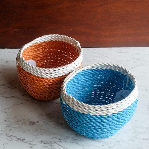 Handwoven Short Basket Round 2