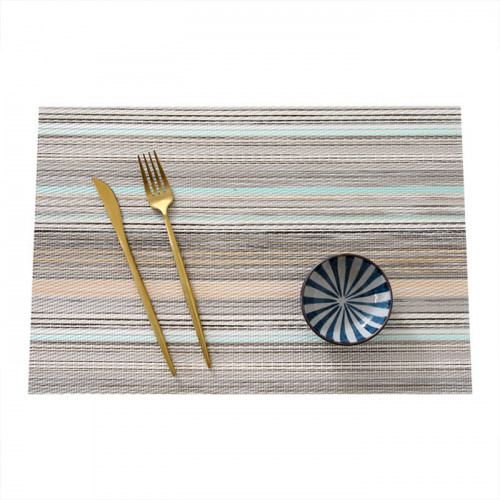 Table Placemat Divine Striped Blue