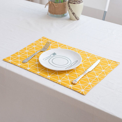Table Placemat Lucky Yellow