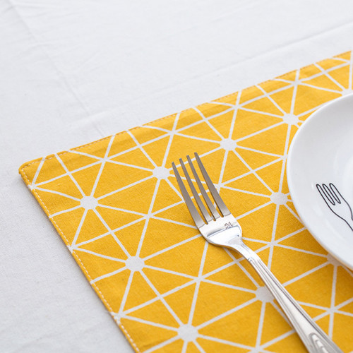 Table Placemat Lucky Yellow 4