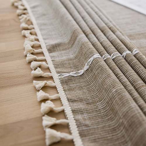 Tablecloth Umber Brown 3