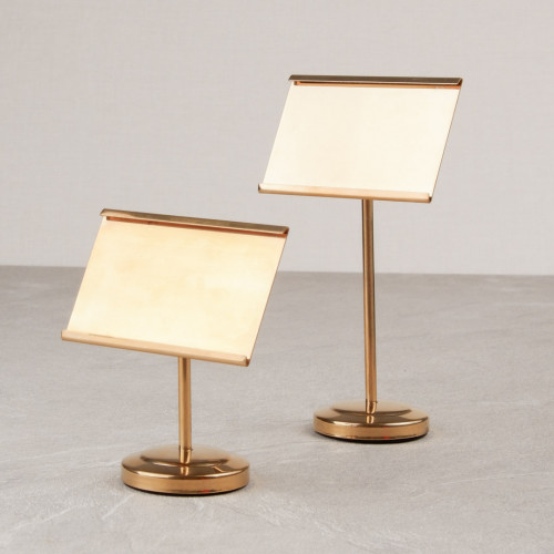 Casual Menu Card Holder Gold 3