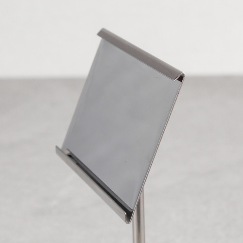 Casual Menu Card Holder Silver 4