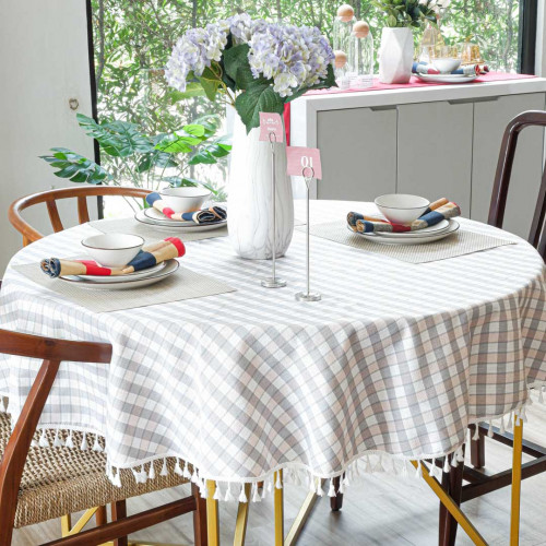 Tablecloth Halftone 160cm Round