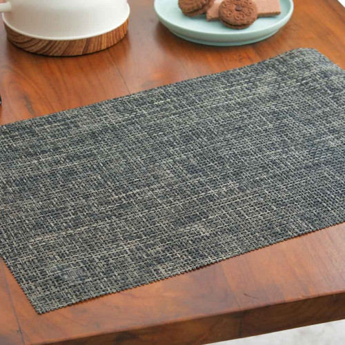 Table Placemat Interlock Black 5