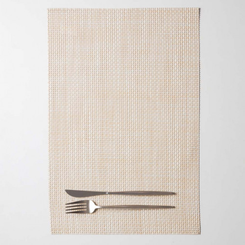 Table Placemat Interlock White 2