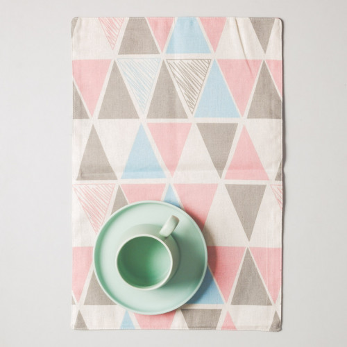 Table Placemat Colorful Triangles 4