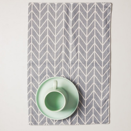 Table Placemat Arrowheads Grey 3