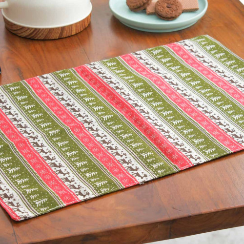 Table Placemat Winter Memory 5