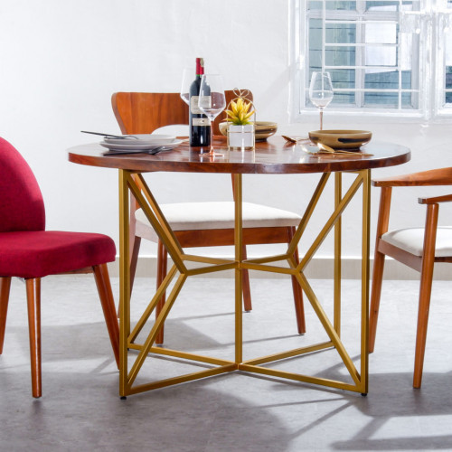 Kingsley 4-Seater Round Dining Table 5