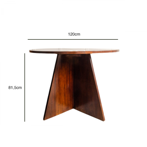 Pembrooke 4-Seater Round Dining Table 6