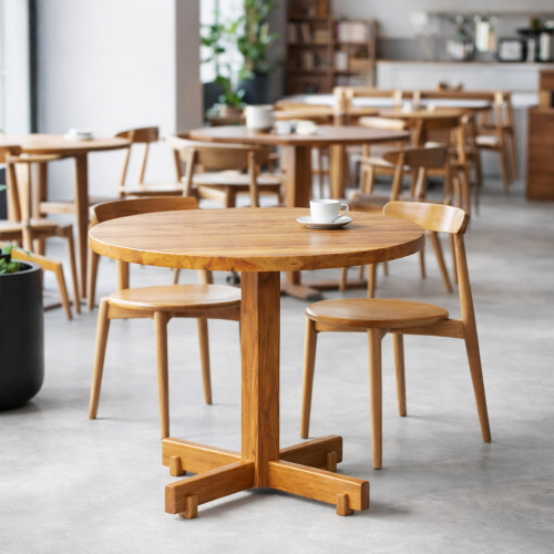 Verdant 4-Seater Round Dining Table 4