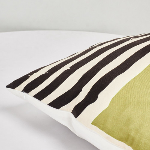 Morandi Pillow Case 45 x 45cm - Stripes Black 3