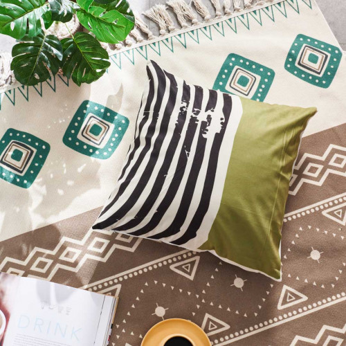 Morandi Pillow Case 45 x 45cm - Stripes Black 5