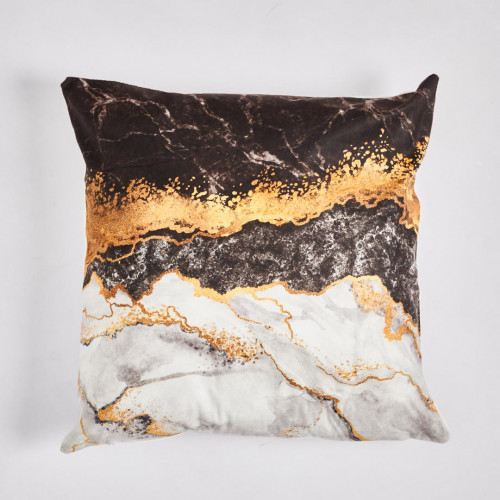 Gold Marble Pillow Case 45 x 45cm - Spatial Grey