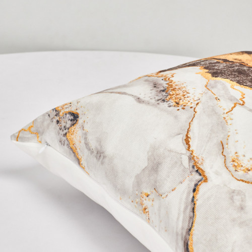 Gold Marble Pillow Case 45 x 45cm - Spatial Grey 4
