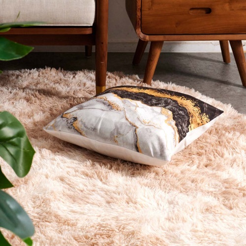 Gold Marble Pillow Case 45 x 45cm - Spatial Grey 5