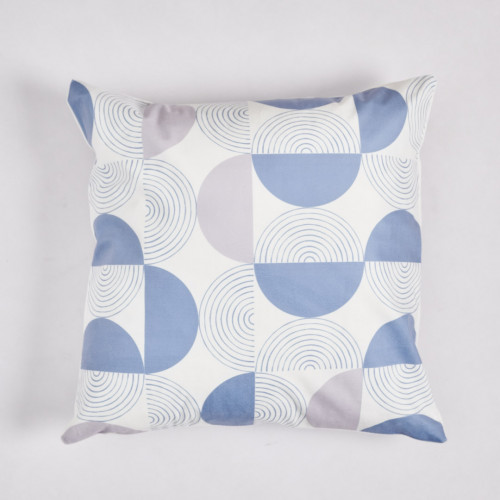 Morandi Pillow Case 45 x 45cm - Blue Circlets