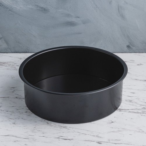 Bakeware Set Baking Tray Deep Round Black 2