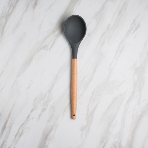 Woody Black Silicone Kitchen Utensil Set 8