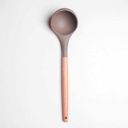 Mellow Brown Silicone Kitchen Utensil Set 4