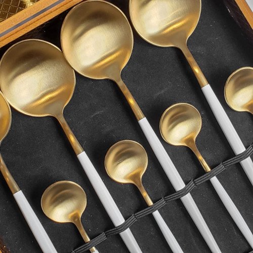 Ivory Gold 16pcs Cutlery Gift Set 3