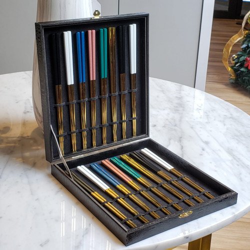Mixed Chopsticks Cutlery Gift Set