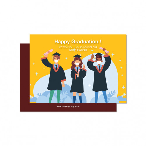 Birthday Wishes White & Yellow Card 3