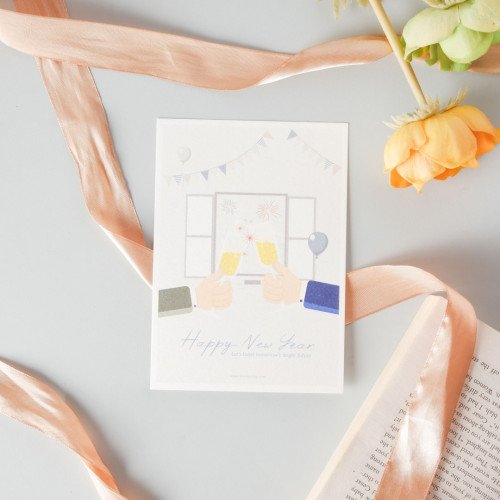 Happy New Year Greeting Card 2