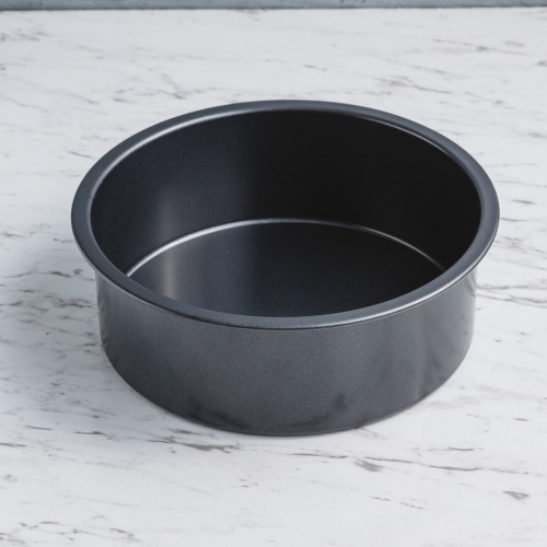 Baking Tray Deep Round Black 6"
