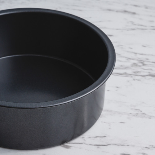Baking Tray Deep Round Black 8" 3
