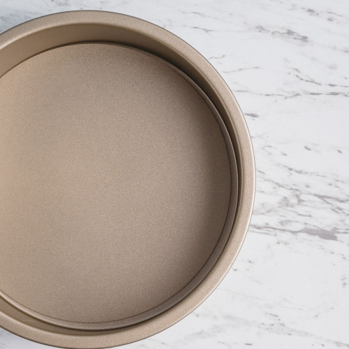 Baking Tray Deep Round Rose Gold 10" 3