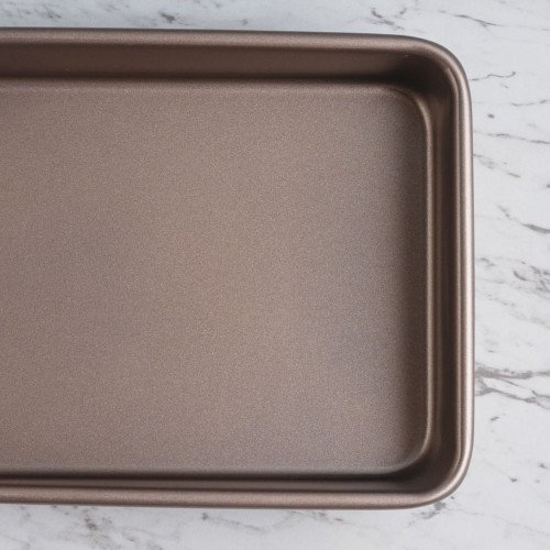 Baking Tray Deep Rectangular Rose Gold 11" 4