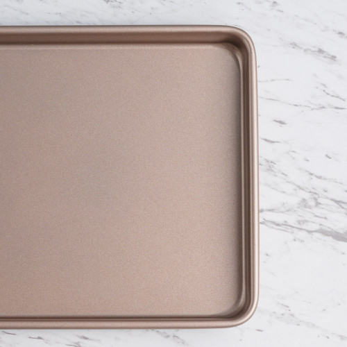 Baking Tray Shallow Rectangular Rose Gold 11" 3