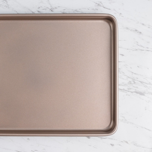 Baking Tray Shallow Rectangular Rose Gold 13" 3