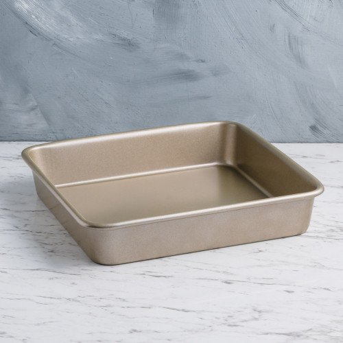 Lasagna Baking Pan Square Rose Gold 10"