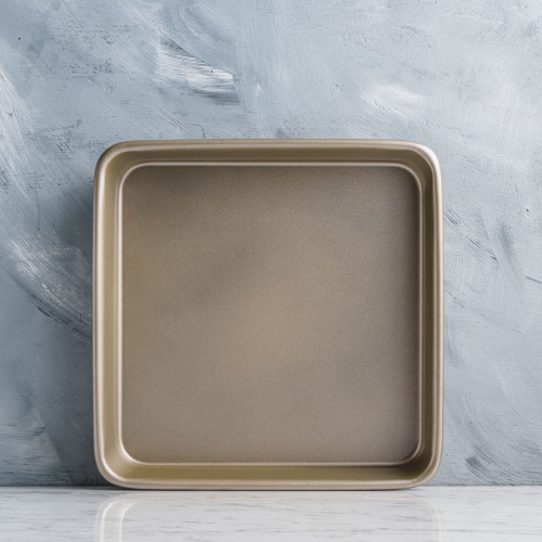 Lasagna Baking Pan Square Rose Gold 10" 3