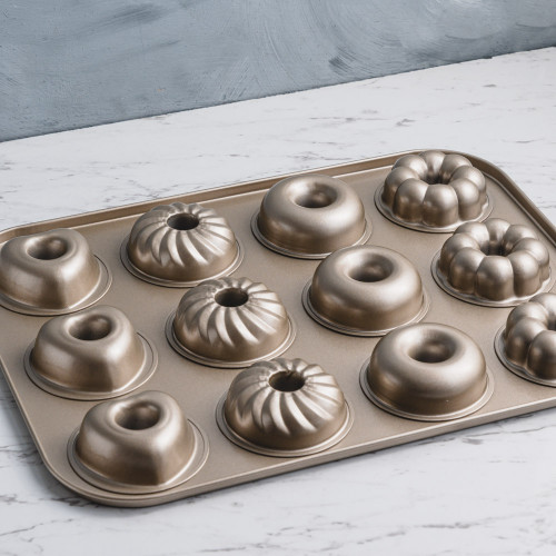12pcs - Mixed Flowers Doughnuts Mould 2