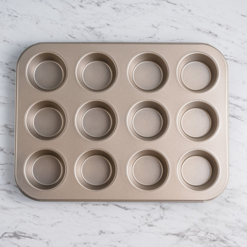 12pcs - Muffin Cake Baking Tray
