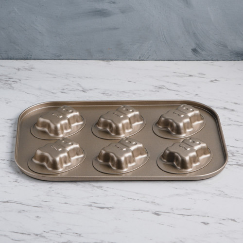 6pcs Cartoon Art Baking Mould - Teddy Bears 2