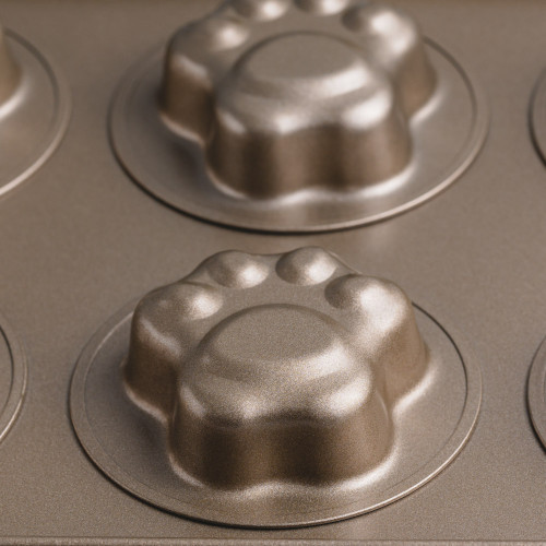 6pcs Cartoon Art Baking Mould - Cat Paws 3