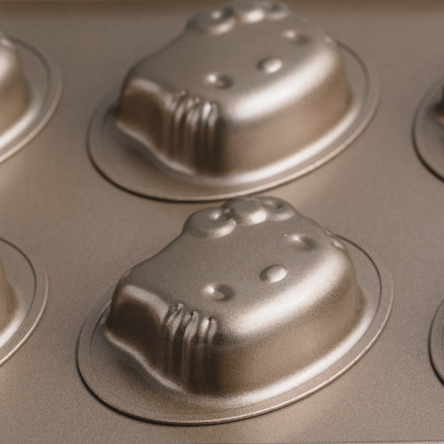 6pcs Cartoon Art Baking Mould - Kitty Heads 3