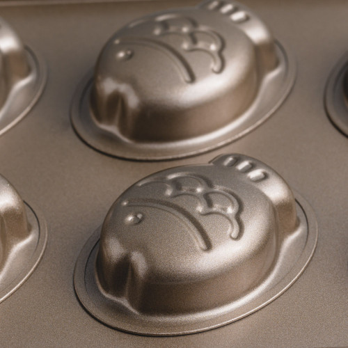 6pcs Cartoon Art Baking Mould - Fish 3