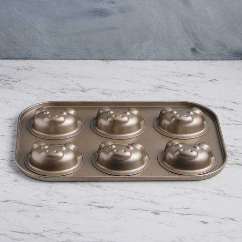 6pcs Cartoon Art Baking Mould - Little Piggies 3