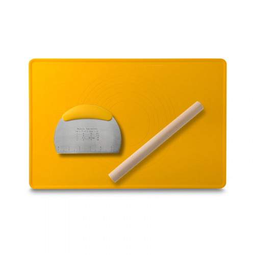 Silicone Baking Mat Set Small Yellow