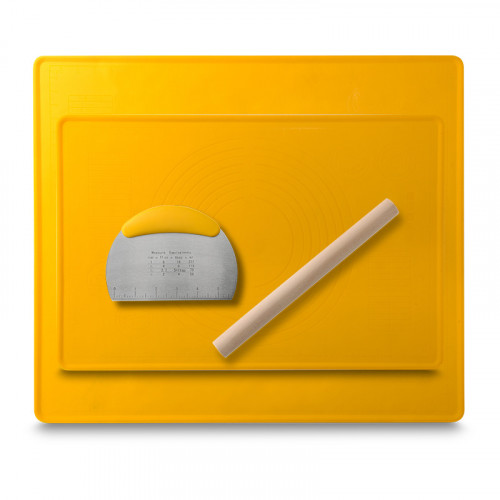 Silicone Baking Mat Set Large Yellow 3