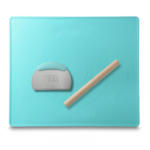 Silicone Baking Mat Set Large Blue