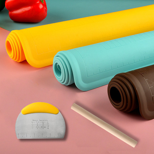 Silicone Baking Mat Set Small Brown 2